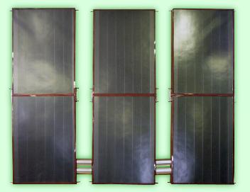 Linked solar panels